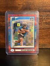 Keilan Robinson 2024 Donruss Red Pandora Rookie Card #385 - Jaguars. rookie card picture