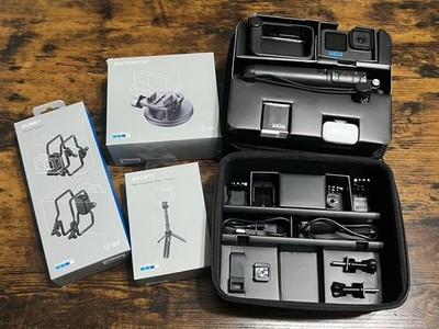 GoPro HERO 11 Black Creator Edition + Shorty tripod + Gumby mount + Suction Cup