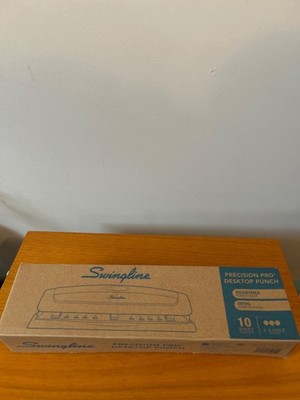Swingline Precision Pro Desktop Punch designed for 2-3 holes.