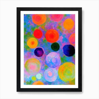 Mond Qualle Matisse inspiriert Kunst gerahmtes Wandbild Poster Leinwanddruck Bild