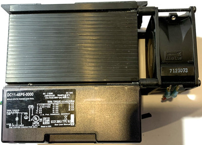 WATLOW DIN-A-MITE SOLID STATE PWR CONTROLLER W FAN DC11-48P5-0000 75A 480V 1342