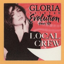 Gloria Estefan 1997 Evolution Concert Tour CREW Backstage Pass