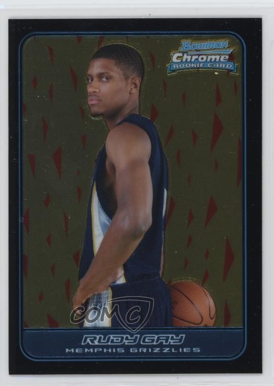 2006-07 Bowman Draft Picks & Stars Chrome Rudy Gay #122 1om7