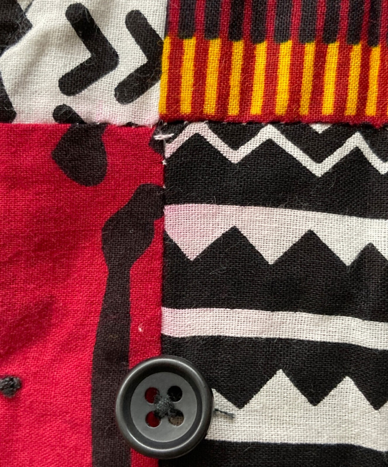 Engineered Garments African Vest Patchwork Multic… - image 7