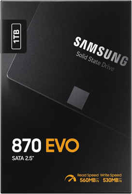 Samsung 870 EVO 1TB 2,5 Zoll SATA III Interne SSD MZ-77E1T0B/EU