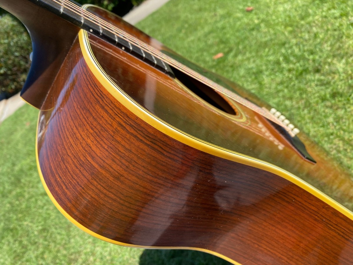 1975 Martin D-28 Sunburst Shade Top Acoustic Guitar - Original
