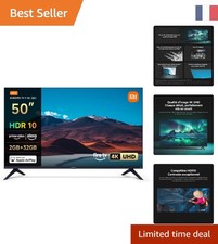 XIAOMI TV F 50: Smart TV 50" 4K UHD avec Alexa et Fire OS8 - Immersion Totale