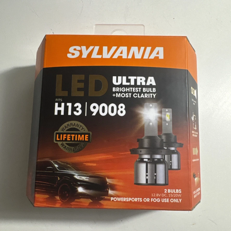 SYLVANIA H13 Ultra LED 2 Bombillas H13LEDHP.BX2 6000K NUEVO Foto 2 de 3