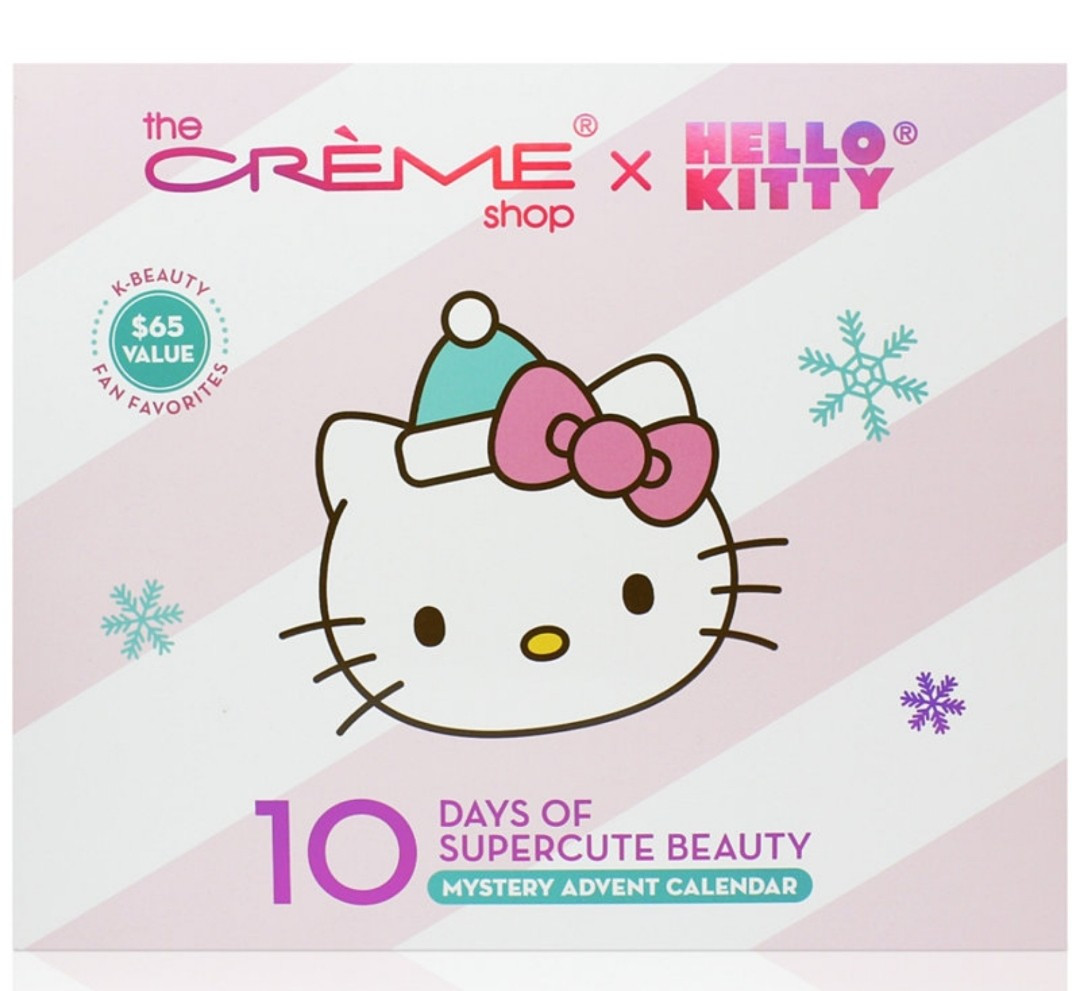 CREME SHOP HELLO KITTY ADVENT CALENDAR 10 DAYS OF BEAUTY $65.00
