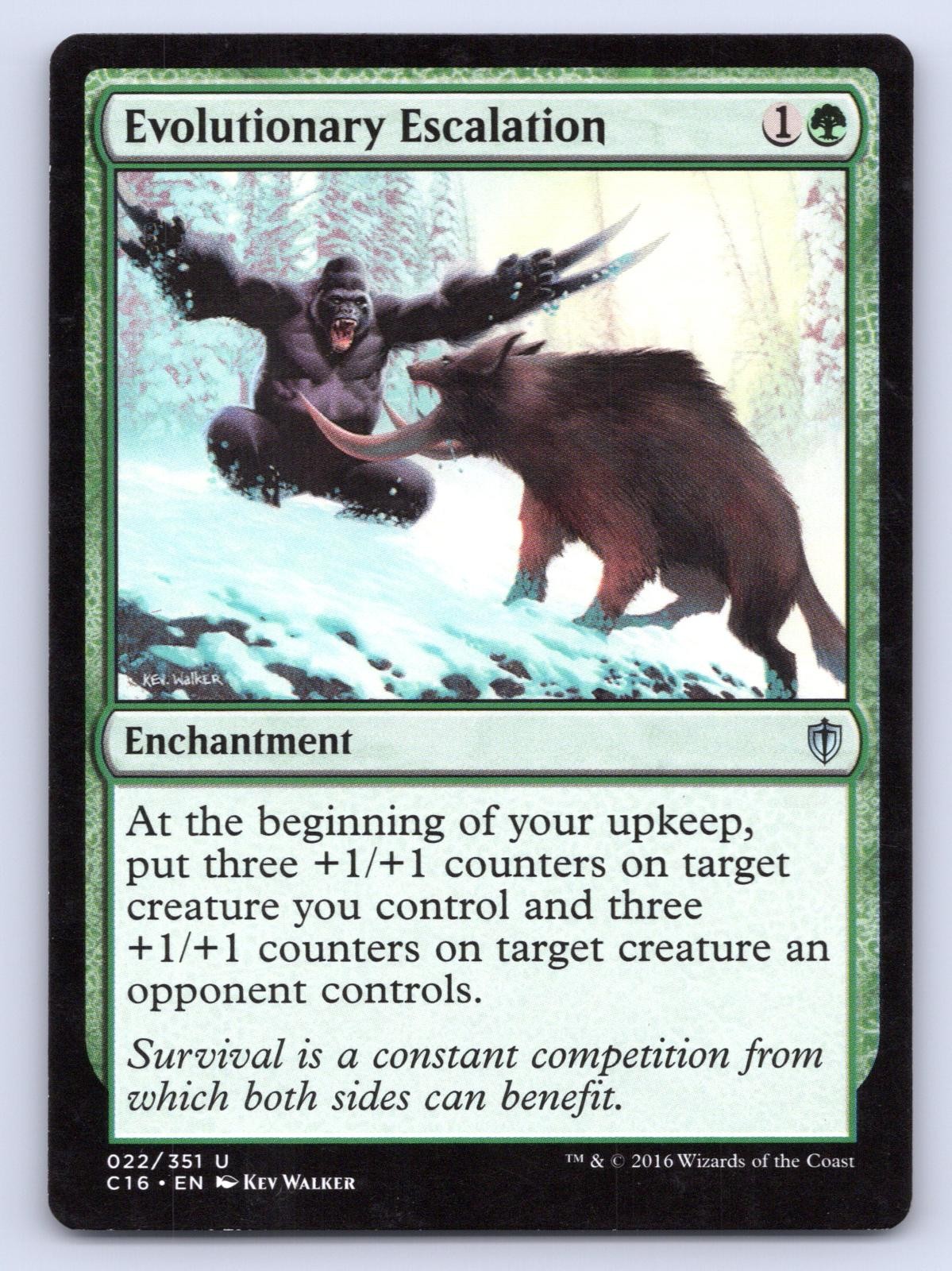 Evolutionary Escalation 22 Uncommon Commander 2016 Magic: The Gathering NM