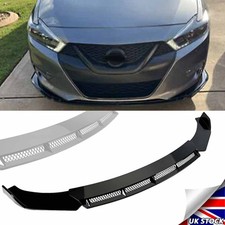 Front Bumper Spoiler Lip Splitter Diffuser For Nissan Leaf Hatchback 2011-23 UK