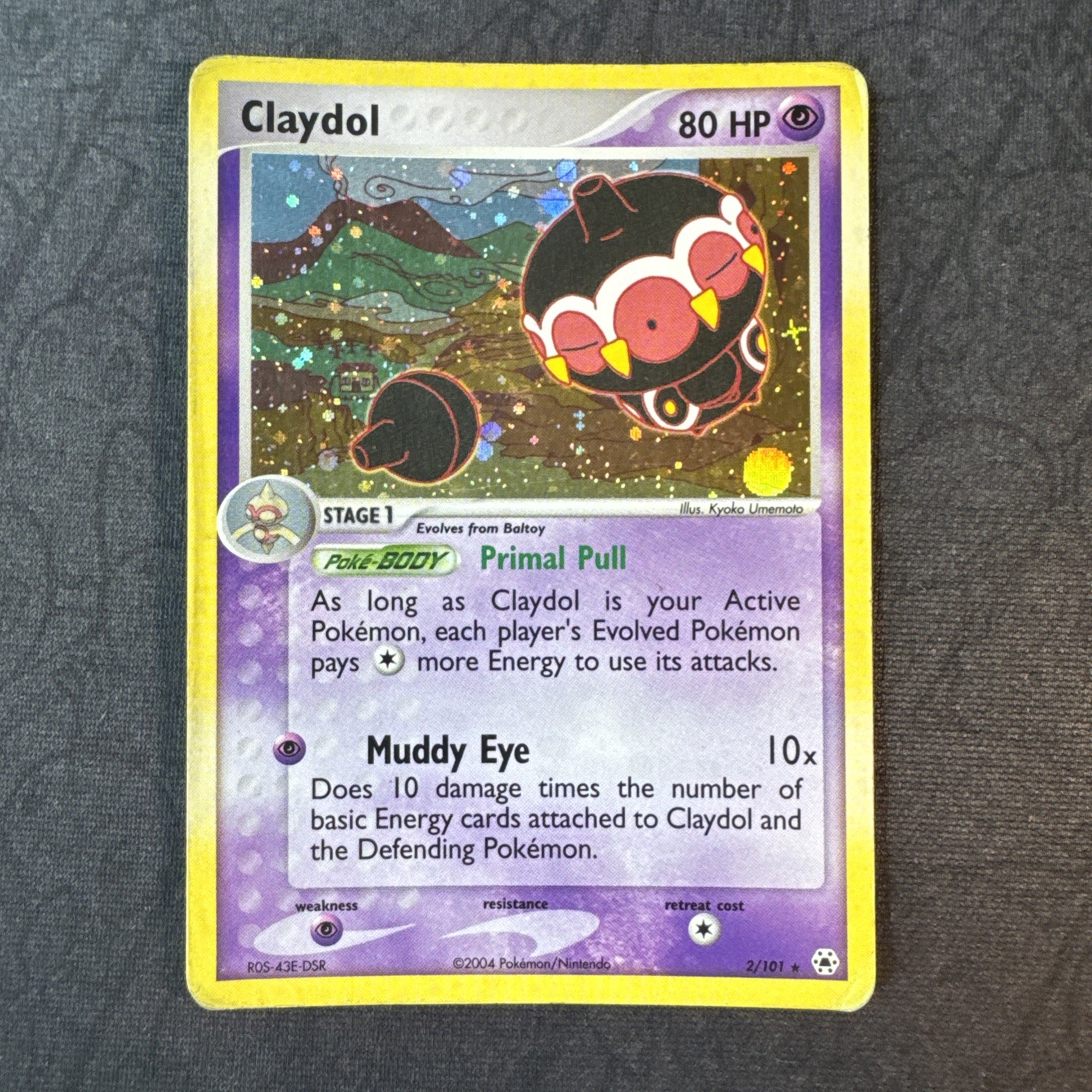 Claydol 2/101 Hidden Legends Holo Pokemon