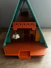 VINTAGE 70'S Fisher Price Play Family A Frame House Little People HOUSE ONLY GUC
