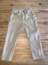 U.S. Polo Assn. Boys' 4T Khaki Straight Fit Stretch Pants Jeans