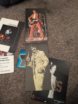 Elvis Presley Original 1971 Las Vegas International Hotel Souvenir