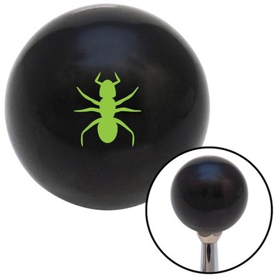 Green Ant Black Shift Knob w/ M16x1.5 Insert Shifter Auto Manual Custom Brody