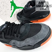 Air Jordan 4 RM - US 13 Men's Black/Starfish Orange/White Nike - HF8126-001  New