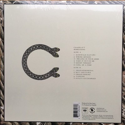 Chairlift / Something 2012 US Original LP Vinyl Kanine Records