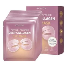 Collagen Eye Mask,1-3x Peptide-Powered Deep Collagen Eye Mask Reduce dark circle