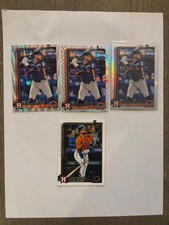 (4) Christian Walker 2025 Topps Chrome - #279 X-Fractor, raywave, refractor,