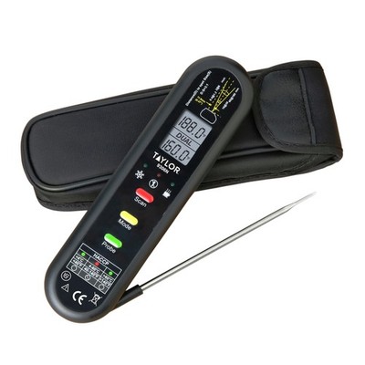 Dual Temp Thermocouple Thermometer, Multi-Functional Mode, Dual Line LCD, HOL...