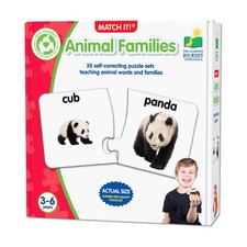 New - The Learning Journey Match It - Animal Families - Ages 3-6 1 players