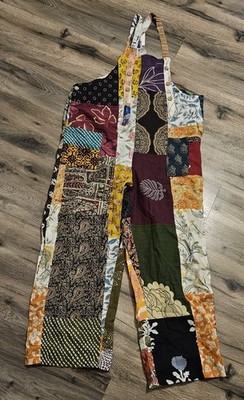Kathmandu Imports Women's Patchwork Overalls One Size Fits Most Small To XL