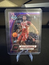 2024-25 Bowman University Chrome - Billy Richmond III #10 Purple Lava Refractor