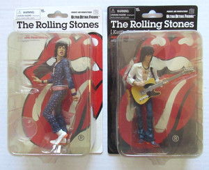 ローリングストーンズ　フィギュア　4人組セット　ボブルヘッド　ミックジャガー ローリングストーンズ フィギュア 4人組セット ボブルヘッド