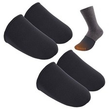 2 Pairs 3mm Neoprene Toe Warmers- Toe Covers Toe Warmer Booties- 2Pairs - M