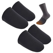 2 Pairs 3mm Neoprene Toe Warmers- Toe Covers Toe Warmer Booties- 2Pairs - M