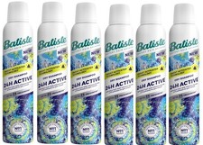 6x Batiste 24H Active Dry Shampoo 200ml No Rinse Sweat Activated NEW Range