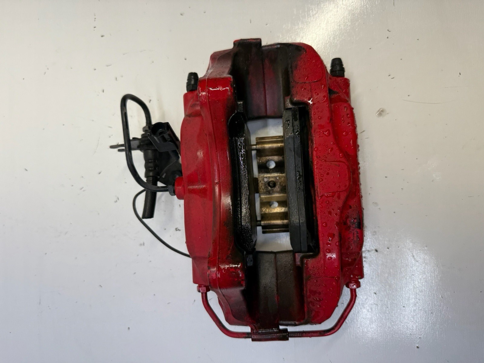 2013-2016 Maserati Ghibli M157 3.0L AWD Rear Right Brake Caliper Red OEM