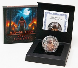 Germania Mint 5 Mark 2026 Bödvar Saga #1 Loss Vengeful 1 oz. Silber colori