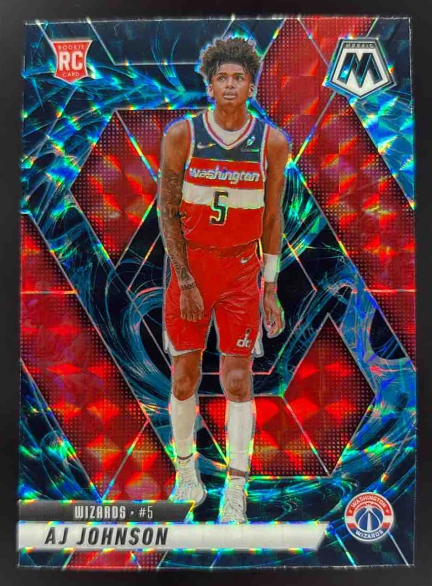 2024-25 Panini Mosaic Genesis Mosaic #215 AJ Johnson RC