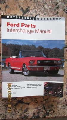 #ad Ford Parts Interchange Manual $14.60