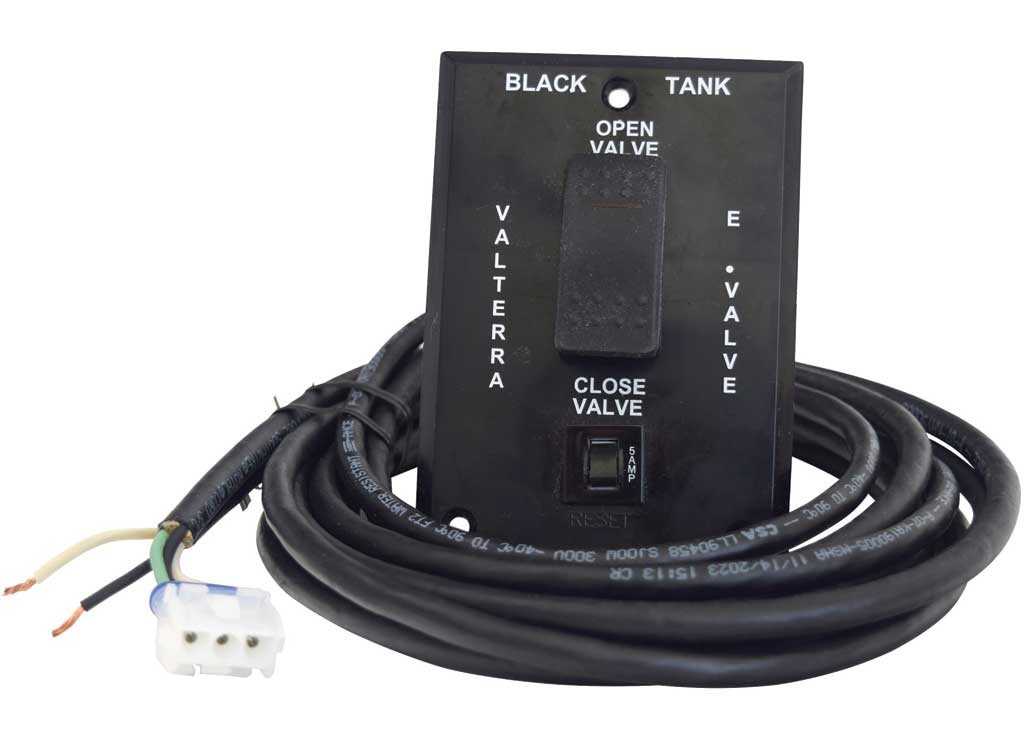 Valterra E1003NEVP E-Valve Electric RV Sewer Waste Valve System 3" w/Switch