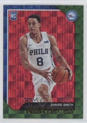 2018-19 Panini NBA Hoops Green /99 Zhaire Smith #274 Rookie RC 3c7