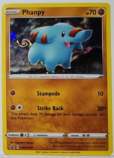 HD Fart Swirl 🌀 Phanpy SWSH117 Cosmos Holo Rare Pokémon TCG Black Star Promo