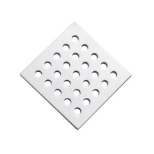 3.75 Inch Square Shower Drain Cover 95MM Floor Drain Grate Chrome