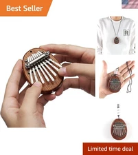 Charming 8-Key Thumb Piano - Lightweight Sapele Wood Kalimba for All Ages