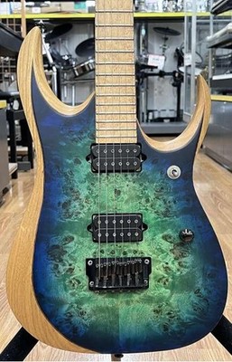 IBANEZ RGDIX6MPB Used 2016 Ash body Bubinga neck Maple fingerboard Green