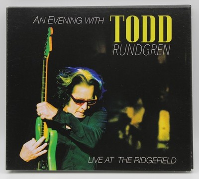 TODD RUNDGREN An Evening With Live At The Ridgefield CD DVD Rock Utopia Nazz Set