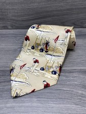 Fuhua Silk Golfing Themed Tie