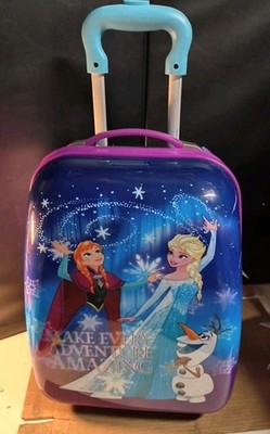 American Tourister Disney Frozen Rolling Suitcase Hard Shell Luggage 17x12x8