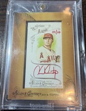 2014 Topps Allen & Ginter's - Hector Santiago Mini Framed Red Ink autograph 1/10