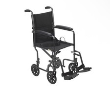 Drive Medical TR39E-SV Lightweight Folding Wheelchair with Swing-Away