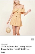 Reformation Linen Dress