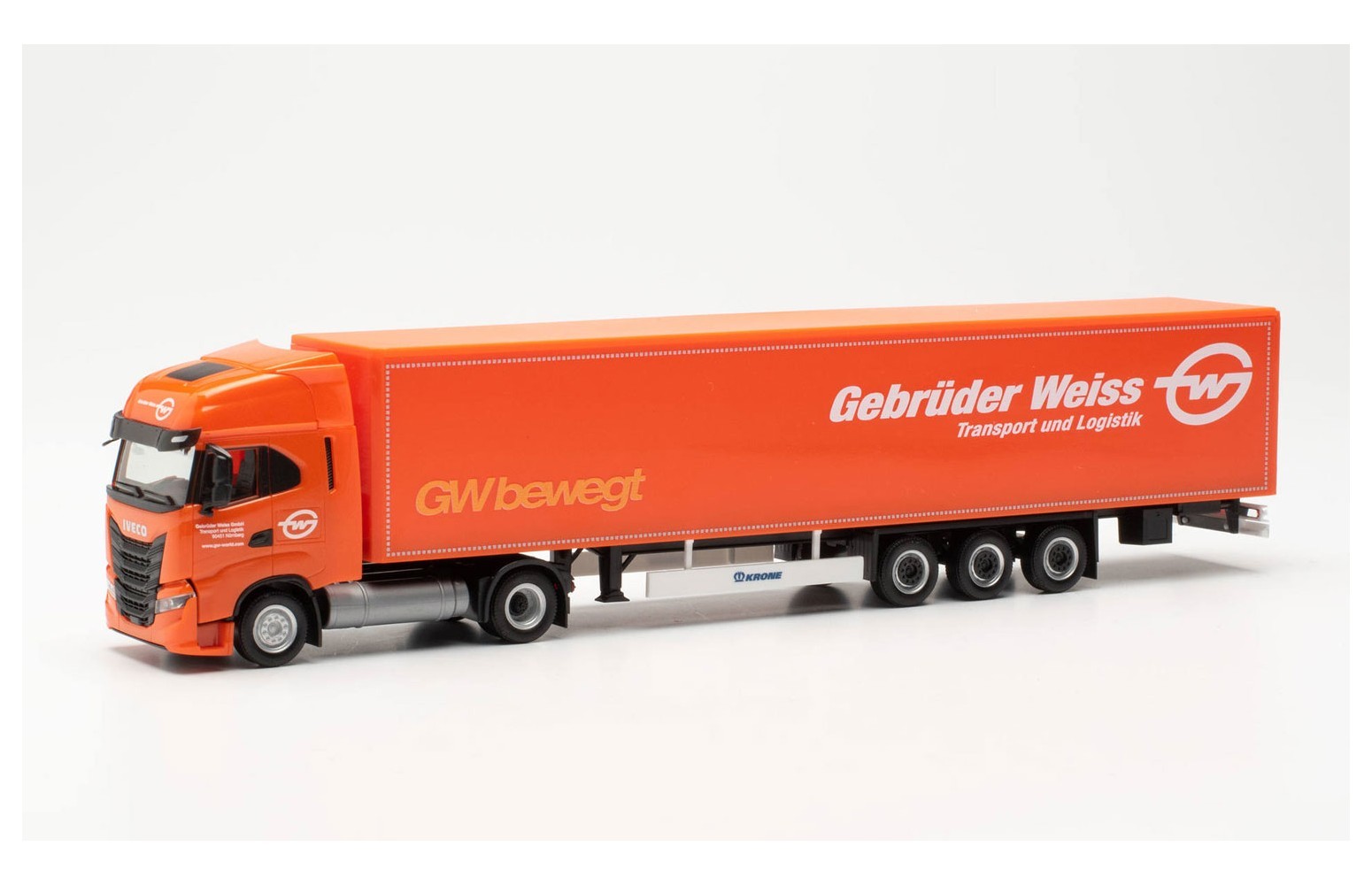 HERPA 317344 - Iveco S-Way con semirimorchio ""G. Weiss"" - 1:87