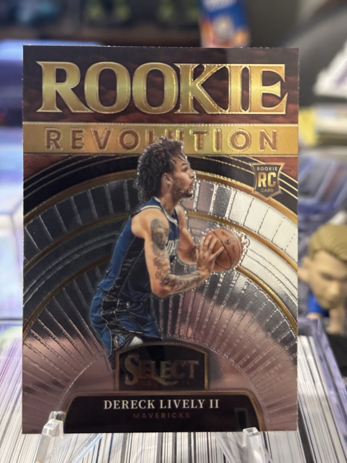 2023-24 Panini Select Dereck Lively II Rookie Revolution RC #7 Dallas Mavericks